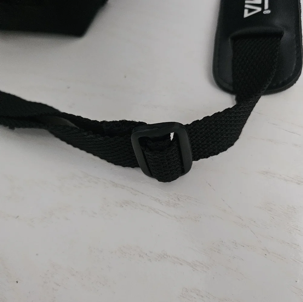 Fotima black camera carrying‎ case model no. 60C with strap and pockets